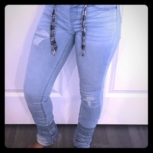 Staked Jeans Handmade